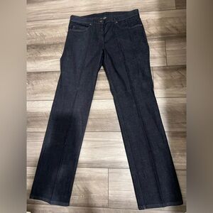 Eileen Fisher Dark Indigo Straight-Leg Jeans